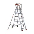 FIMM - Fimm - Plateforme De Magasinage En Aluminium Repliable Charge 150 Kg 9 Marches Haut. Travail 4230 Mm - vignette