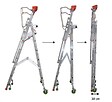 FIMM - Fimm - Plateforme De Magasinage En Aluminium Repliable Charge 150 Kg 9 Marches Haut. Travail 4230 Mm - vignette