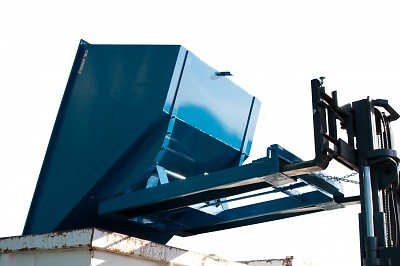 FIMM - Fimm - Benne En Tôle Auto-basculante 1600 L Charge 2000 Kg Coloris Bleu - large
