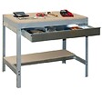SIMON RACK - Simonrack - Kit Etabli Avec Tiroir 840x900x600mm - Bt-0 Box 900 Gris Fonce/bois - vignette
