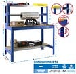 SIMON RACK - Simonrack - Kit Etabli 1440x1500x750mm Charge 600kg -  Simonwork Bt4 1500 Gris Fonce - vignette