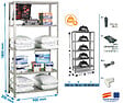 SIMON RACK - Simonrack - Etagère Confort 1800x900x300mm Gris Foncé Charge 100kg - Comfort 5/300 - vignette