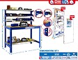 SIMON RACK - Kit Etabli 1440x1200x600mm Charge 600Kg SIMONWORK BT-1 1200 GRIS FONCE/BOIS Simon Rack - vignette