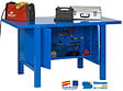 SIMON RACK - Simonrack - Kit Etabli Avec Un Verrou 830x1500x730mm Charge 800 Kg - Bt-6 Metal Locker 1500 Bleu - vignette