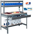 SIMON RACK - Simonrack - Kit Etabli Avec Tiroir 1440x900x750mm - Bt-1 Box 900 Gris Fonce/bois - vignette