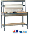 SIMON RACK - Simonrack - Kit Etabli Avec Tiroir 1440x900x750mm - Bt-4 Box 900 Gris Fonce/bois - vignette
