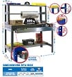 SIMON RACK - Simonrack - Kit Etabli 1440x1500x750mm Charge 600kg -  Simonwork Bt4 Box 1500 Gris Fonce - vignette