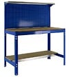 SIMON RACK - Rack Kit Etabli 1440x1200x600mm Charge 600Kg SIMONWORK BT3 1200 BLEU/BOIS Simon Rack - vignette