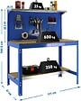 SIMON RACK - Rack Kit Etabli 1440x1200x600mm Charge 600Kg SIMONWORK BT3 1200 BLEU/BOIS Simon Rack - vignette