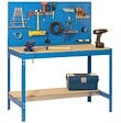 SIMON RACK - Simonrack - Etabli 1440x1500x600mm Charge 600kg - Bt-2 1500 Bleu/bois - vignette