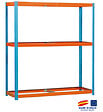 SIMON RACK - Simonrack - Etagère De Rangement Sans Plateau 2000x1500x600mm Bleu/orange Charge 400 Kg - Ecoforte 1506-3 - vignette