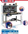 SIMON RACK - Simonrack - Kit Etabli 1440x900x600mm Charge 400kg -  Simonwork Bt3 Box 900 Gris/bois - vignette