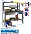 SIMON RACK - Simonrack - Kit Etabli 1440x1200x750mm Charge 600kg -  Simonwork Bt4 Box 1200 Gris Fonce - vignette
