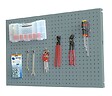 SIMON RACK - Simonrack - Panneau Mural De Rangement 1200x400mm Gris - Panelclick 1200x400 - vignette