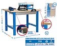 SIMON RACK - Simonrack - Etabli 865x1500x750mm Gris - Bt6 Plywood Box 1500 - vignette