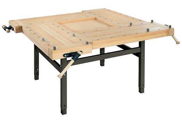 RAMIA - Ramia - Etabli De Bois  Professionnel 4 Personnes (hêtre Massif) 1850x1850x840 Mm - Square - large