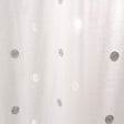 C MA DECO - Voilage pois brodé 8 oeillets 140x240cm blanc argent - vignette