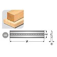 LEMAN - Fer Reversible Acier Black Oxide 410x12x2,7 Centrofix/Centrostar147.541.00 Leman - vignette