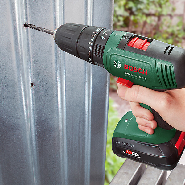 BOSCH - Perceuse à percussion 18V EasyImpact 18V-40 sans batterie - large