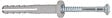 FISCHER - Cheville NF à clou nylon - 8mmx80mm-40mm - 100 pieces - vignette
