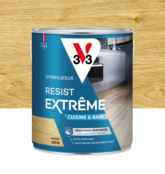 V33 BOIS - Vitrificateur parquet incolore satin - 2.5L - large
