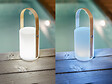 GALIX - Lanterne portative rechargeable USB - Bambou - Blanc 0.2W - vignette