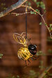 GALIX - Lampe solaire décorative métal - Abeille solaire - 2lm - vignette