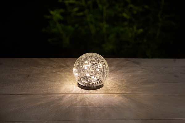GALIX - Sphère solaire - effet verre brisé - Diam 10cm - large