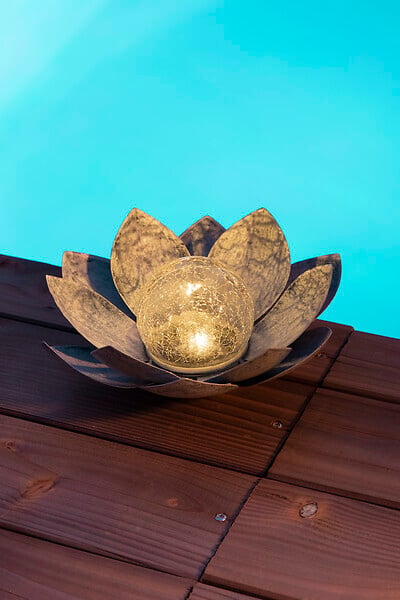 GALIX - Nénuphar solaire 22cm - large