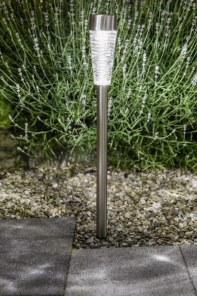 GALIX - Lanterne solaire inox H79 - large
