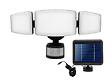 GALIX - Spot solaire plastique - 3 têtes - 1000lm - vignette