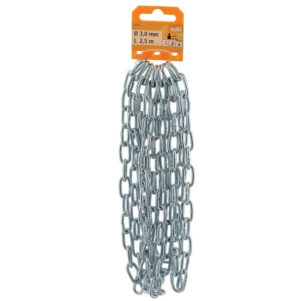 SUKI - Chaîne soudée maille courte 3mm x 2.5m - large