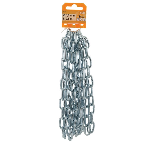 SUKI - Chaîne soudée maille courte 4mm x 2.5m - large