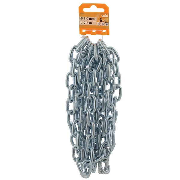 SUKI - Chaîne soudée maille courte 5mm x 2.5m - large
