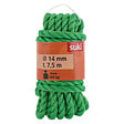 SUKI - Corde torsadéeen  polypropylène 14mm x 7.5m  coloris vert - vignette