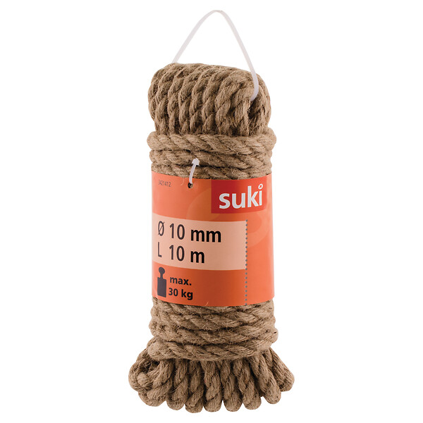 SUKI - Corde torsadée en chanvre - Diam.10mmxL.10m - large