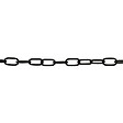 SUKI - Chaîne maille ronde coloris noir 2.0mmx2.5m - vignette