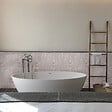 MAT INTER - Mosaïque HAKU en marbre wooden lisse et martelé - vignette