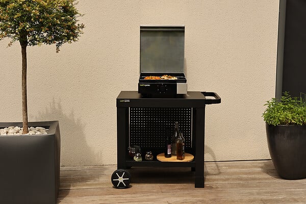 COOKIN G. - Desserte métal Reva 80 - plan de travail L.78 cm - 50 kg - large