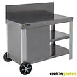 COOKIN G. - Desserte Nova 110 - 100% Acier - Gris - Pour plancha - vignette