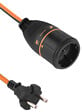 ELECTRALINE - Prolongateur Electrolock - Jardin - 40m - Orange et noir - vignette