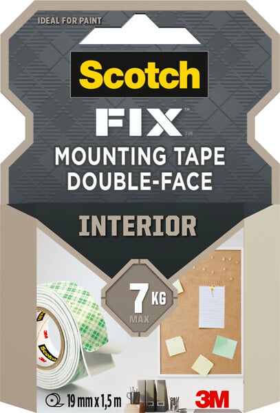 SCOTCH - Double-face intérieur 1.5mx19mm - large