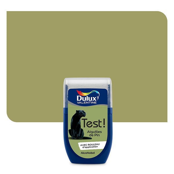DULUX VALENTINE - Testeur de peinture Vert Aiguilles de Pin 0,03 L - large