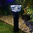 LUMIHOME - Borne solaire LIBERTY 40 LEDs noir 59 cm - vignette