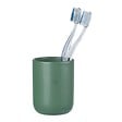 WENKO - Gobelet à dents céramique Olinda - Vert - 250 ml - vignette