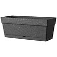 DEROMA - Jardinière Save R Anthracite à réserve d'eau 28 cm - vignette