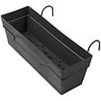 DEROMA - Kit Jardinière Save R Anthracite à réserve d'eau 49 cm - vignette