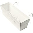 DEROMA - Kit Jardinière Save R Bianco à réserve d'eau 49 cm - vignette