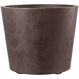 DEROMA - vaso millennium brownstone à réserve d'eau et roulettes 59 cm - vignette