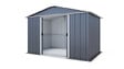 YARDMASTER - Abri de jardin en métal - Anthracite - L.303xH.202xP.197cm - vignette